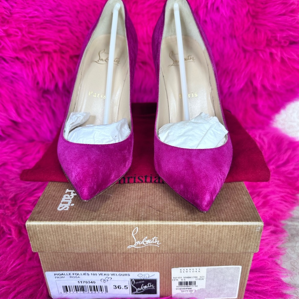 Christian Louboutin Rosa Pigalle Follies 100mm